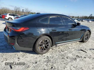 2022 BMW i4 eDrive40 with VIN WBY73AW03NFM93176, listed as a Copart auction lot 47775245 with 30,585 mi miles and Salvage Title. Bid and sale history available at carsss.com. Image 3.