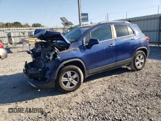 2017 Chevrolet Trax LT with VIN 3GNCJPSB3HL184843, listed as a Copart auction lot 77390324 with 89,636 mi miles and Salvage Title. Bid and sale history available at carsss.com. Image 1.