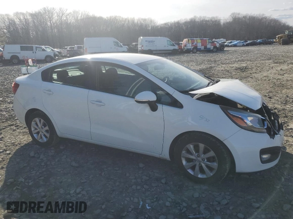 2014 Kia Rio EX z VIN KNADN4A39E6375275, wystawiony jako Copart lot #47278305 z przebiegiem 101 571 mil mil oraz Szkoda całkowita • Salvage title. Historia ofert i sprzedaży dostępna na DreamBid. Obrazek 4.