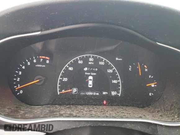 2014 Kia Cadenza Premium with VIN KNALN4D75E5145832, listed as a Copart auction lot 47038625 with 120,013 mi miles and Salvage Title. Bid and sale history available at carsss.com. Image 9.