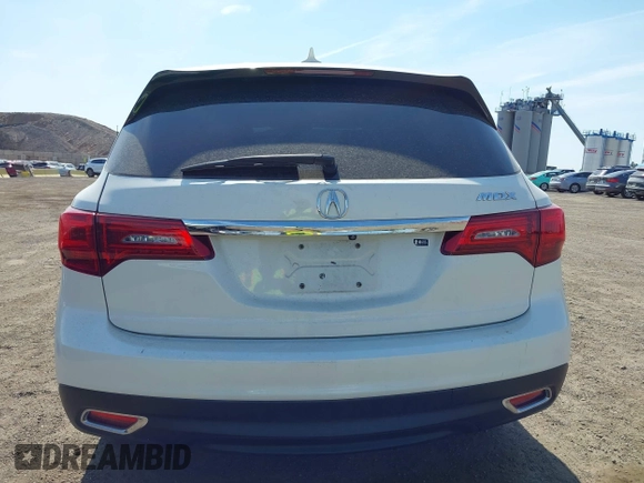 2016 Acura MDX w/Tech with VIN 5FRYD3H46GB007383, listed as a IAAI auction lot 42101738 with 150,207 mi miles. Bid and sale history available at carsss.com. Image 16.