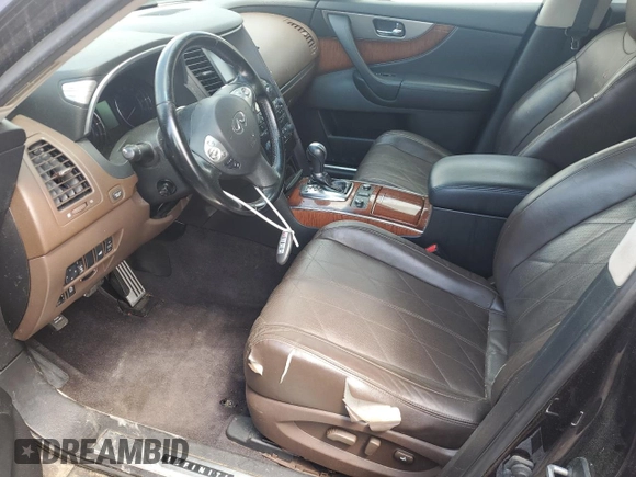 2013 Infiniti FX with VIN JN8CS1MU8DM142268, listed as a Copart auction lot 49407675 with 123,836 mi miles and Salvage Title. Bid and sale history available at carsss.com. Image 7.