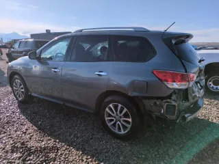 2016 Nissan Pathfinder Platinum with VIN 5N1AR2MM7GC608640, listed as a Copart auction lot 51709675 with 89,160 mi miles and Salvage Title. Bid and sale history available at carsss.com. Image 2.