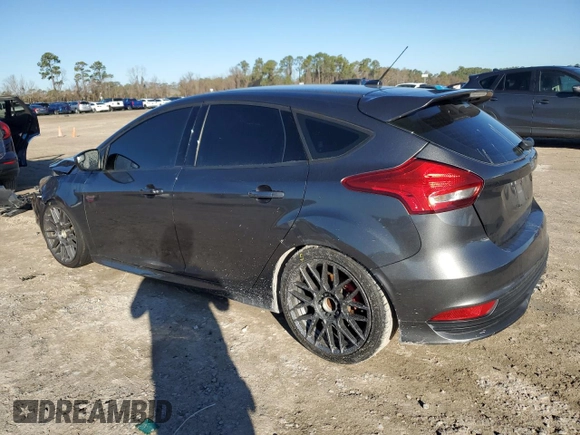2017 Ford Focus ST with VIN 1FADP3L90HL275358, listed as a Copart auction lot 43643005 with 106,379 mi miles and Salvage Title. Bid and sale history available at carsss.com. Image 2.