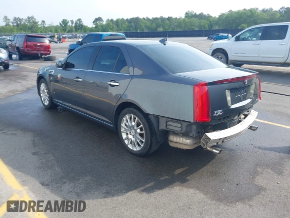 2009 Cadillac STS AWD w/1SB with VIN 1G6DD67V090151883, listed as a IAAI auction lot 42075438 with 97,408 mi miles. Bid and sale history available at carsss.com. Image 3.