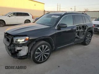 2022 Mercedes-Benz GLB with VIN W1N4M4HB3NW249201, listed as a Copart auction lot 49002055 with 33,427 mi miles and Salvage Title. Bid and sale history available at carsss.com. Image 1.