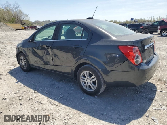 2015 Chevrolet Sonic LT with VIN 1G1JC5SH6F4134436, listed as a Copart auction lot 52627365 with 153,286 mi miles and Salvage Title. Bid and sale history available at DreamBid. Image 2.