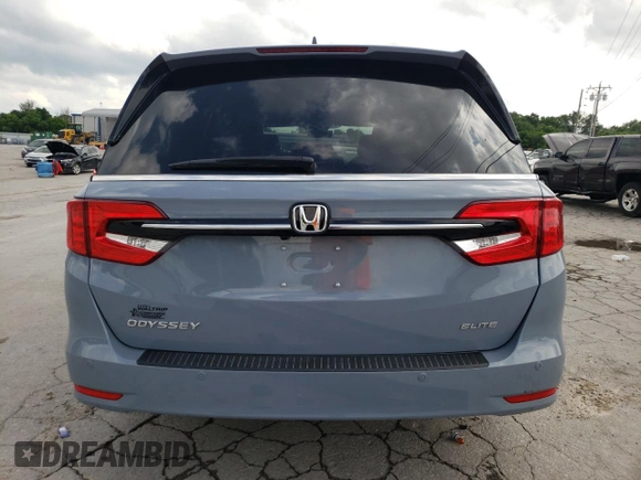 2024 Honda Odyssey Elite с VIN 5FNRL6H94RB037460, выставлен на аукционе Copart как лот 57651765 с пробегом 12 729 миль миль и Списание • Salvage title. История ставок и продаж доступна на DreamBid. Изображение 6.