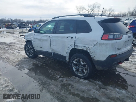 2019 Jeep Cherokee Trailhawk Elite with VIN 1C4PJMBX0KD315275, listed as a IAAI auction lot 41630464 with 94,558 mi miles. Bid and sale history available at carsss.com. Image 3.