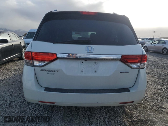 2016 Honda Odyssey SE with VIN 5FNRL5H39GB070652, listed as a Copart auction lot 46358775 with 135,921 mi miles and Salvage Title. Bid and sale history available at DreamBid. Image 6.