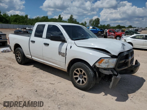 2019 Ram 1500 Tradesman with VIN 1C6RR6FG7KS622825, listed as a Copart auction lot 56514895 with 169,152 mi miles and Salvage title. Bid and sale history available at DreamBid. Image 4.