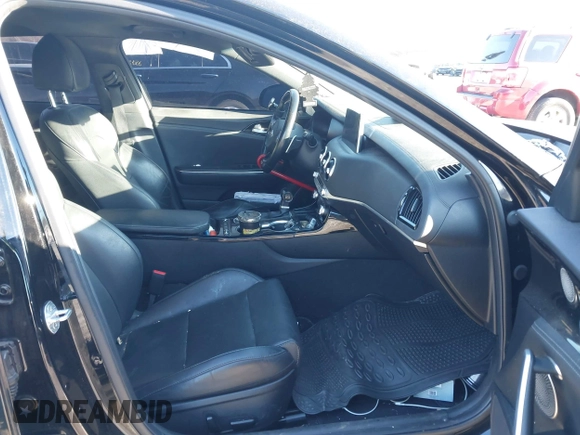 2020 Kia Stinger GT-Line with VIN KNAE15LA8L6075791, listed as a IAAI auction lot 41284342 with 47,978 mi miles. Bid and sale history available at carsss.com. Image 5.