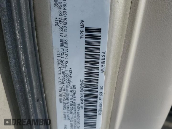 2009 Subaru Outback Special Edtn with VIN 4S4BP61C596325667, listed as a Copart auction lot 43554925 with 116,713 mi miles and Salvage Title. Bid and sale history available at carsss.com. Image 13.