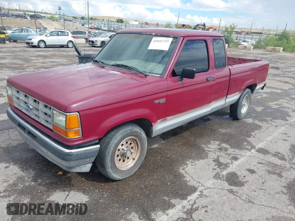 1992 Ford Ranger with VIN 1FTCR14X6NPA10689, listed as a IAAI auction lot 42651715 with 53,477 mi miles and . Bid and sale history available at DreamBid. Image 2.