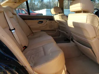 2001 BMW 7 Series 740iL with VIN WBAGH83491DP32753, listed as a Copart auction lot 41505025 with 0 mi miles and Clean Title. Bid and sale history available at carsss.com. Image 10.