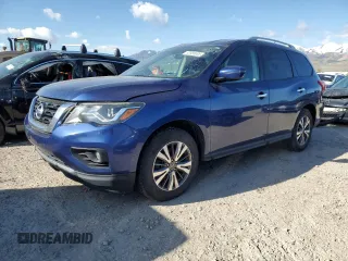 2017 Nissan Pathfinder S with VIN 5N1DR2MM1HC662918, listed as a Copart auction lot 53585695 with 158,088 mi miles and Clean Title. Bid and sale history available at carsss.com. Image 1.