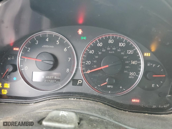 2008 Subaru Legacy (Natl) GT Ltd with VIN 4S3BL676184222015, listed as a Copart auction lot 76418964 with 217207 miles and Salvage Title. Bid and sale history available at carsss.com. Image 9.