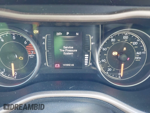 2016 Jeep Cherokee Latitude with VIN 1C4PJMCB8GW162224, listed as a IAAI auction lot 41847908 with 141,642 mi miles and . Bid and sale history available at carsss.com. Image 7.