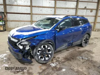 2023 Kia Sportage X-Line with VIN 5XYK6CAF7PG045310, listed as a Copart auction lot 45126015 with 46,819 mi miles and Salvage Title. Bid and sale history available at DreamBid. Image 1.