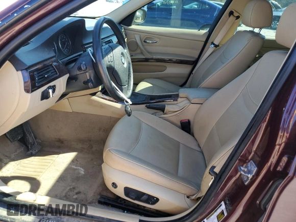 2010 BMW 3 Series 335i xDrive with VIN WBAPL3C50AA407839, listed as a Copart auction lot 52859285 with 121,486 mi miles and Salvage title. Bid and sale history available at DreamBid. Image 7.