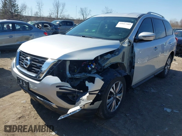 2018 Nissan Pathfinder SV with VIN 5N1DR2MM0JC654685, listed as a IAAI auction lot 41817909 with 94,644 mi miles and . Bid and sale history available at DreamBid. Image 18.