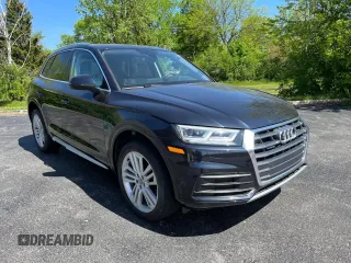 2018 Audi Q5 Premium Plus with VIN WA1BNAFY8J2224078, listed as a Copart auction lot 49010615 with 33,307 mi miles and Salvage Title. Bid and sale history available at carsss.com. Image 1.