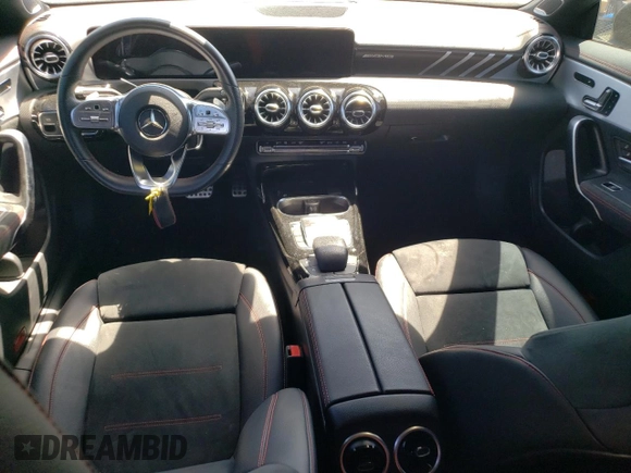2021 Mercedes-Benz CLA 45 AMG with VIN W1K5J5DB6MN203498, listed as a Copart auction lot 61161904 with 48,058 mi miles and Salvage Title. Bid and sale history available at DreamBid. Image 8.