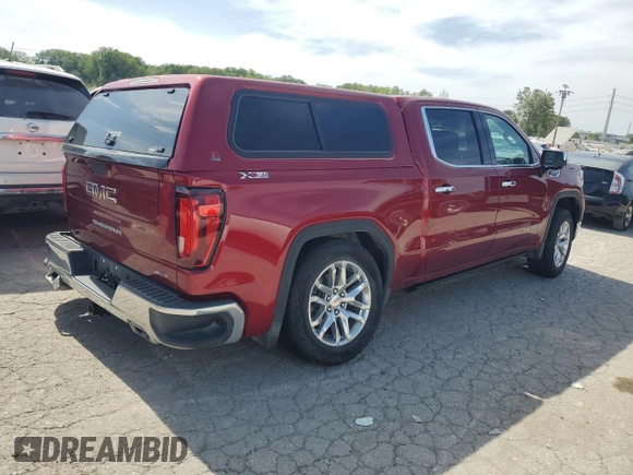 2022 GMC Sierra 1500 Limited SLT with VIN 3GTU9DEDXNG211591, listed as a Copart auction lot 68378384 with 20,016 mi miles and Salvage Title. Bid and sale history available at carsss.com. Image 3.