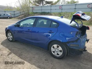2017 Kia Forte LX with VIN 3KPFK4A72HE012872, listed as a Copart auction lot 54626355 with 78,281 mi miles and Clean Title. Bid and sale history available at carsss.com. Image 2.