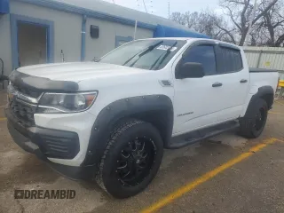 2021 Chevrolet Colorado 2WD Work Truck with VIN 1GCGSBEA4M1191184, listed as a Copart auction lot 83602904 with 39,618 mi miles and Salvage Title. Bid and sale history available at carsss.com. Image 1.