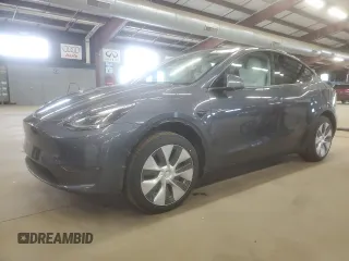2023 Tesla Model Y Long Range z VIN 7SAYGDEE6PA179733, wystawiony jako Copart lot #58399015 z przebiegiem 45 780 mil mil oraz Szkody całkowita. Historia ofert i sprzedaży dostępna na DreamBid. Obrazek 1.