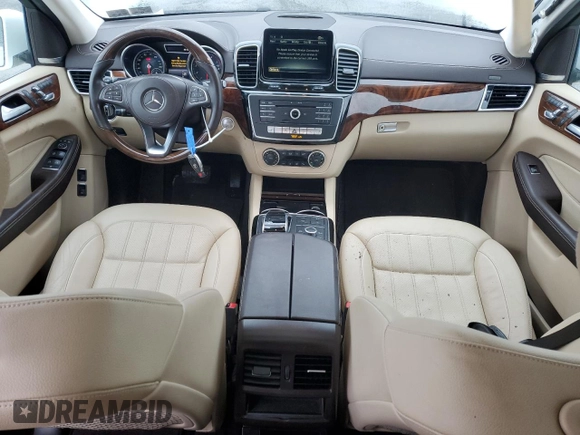 2017 Mercedes-Benz GLS 450 with VIN 4JGDF6EE1HA994750, listed as a Copart auction lot 39524274 with 96,865 mi miles and . Bid and sale history available at DreamBid. Image 8.