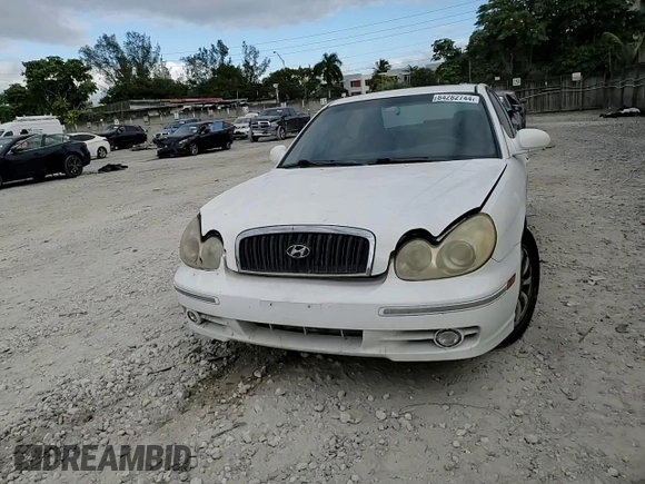 2003 Hyundai Sonata GLS with VIN KMHWF35H03A879762, listed as a Copart auction lot 84282744 with 192,132 mi miles and Salvage Title. Bid and sale history available at carsss.com. Image 11.