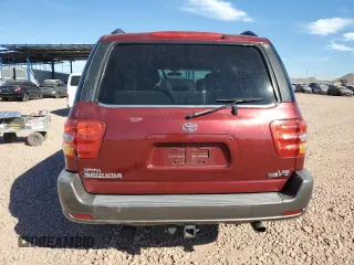 2003 Toyota Sequoia SR5 with VIN 5TDZT34A43S146180, listed as a Copart auction lot 46287315 with 261,526 mi miles and Clean Title. Bid and sale history available at carsss.com. Image 6.
