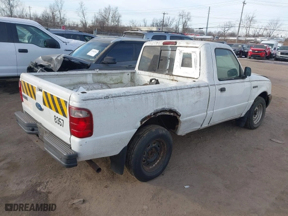 2001 Ford Ranger XL with VIN 1FTYR10D61TA82768, listed as a IAAI auction lot 41423585 with 90,854 mi miles. Bid and sale history available at carsss.com. Image 4.