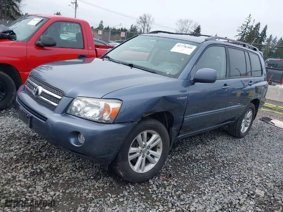 2006 Toyota Highlander Hybrid with VIN JTEEW21A260023243, listed as a IAAI auction lot 41778209 with 230,228 mi miles. Bid and sale history available at carsss.com. Image 2.