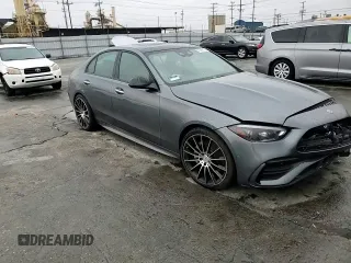 2024 Mercedes-Benz C 300 with VIN W1KAF4GB3RR186116, listed as a Copart auction lot 47445815 with Not provided miles and Salvage title. Bid and sale history available at DreamBid. Image 10.