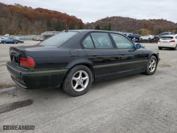 2001 BMW 7 Series 740iA with VIN WBAGG83431DN84358, listed as a Copart auction lot 78825624 with 220,545 mi miles and Clean Title. Bid and sale history available at carsss.com. Image 3.