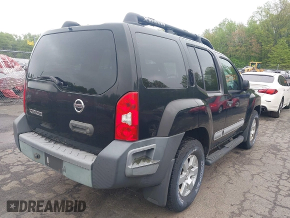 2005 Nissan Xterra S with VIN 5N1AN08W55C652063, listed as a IAAI auction lot 42239527 with 67,560 mi miles and . Bid and sale history available at DreamBid. Image 4.