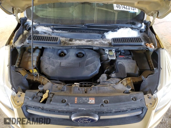 2015 Ford Escape SE with VIN 1FMCU0G9XFUA63772, listed as a Copart auction lot 46142315 with 254,814 mi miles and Salvage Title. Bid and sale history available at carsss.com. Image 12.
