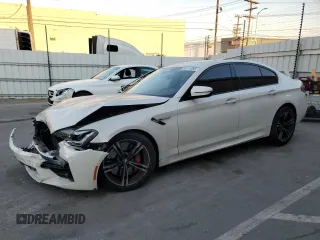 2022 BMW M5 z VIN WBS83CH07NCK07614, wystawiony jako Copart lot #88171385 z przebiegiem 36 747 mil mil oraz Szkoda całkowita • Salvage title. Historia ofert i sprzedaży dostępna na DreamBid. Obrazek 1.