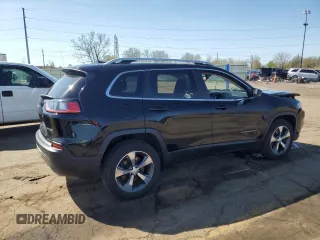 2019 Jeep Cherokee Limited with VIN 1C4PJMDN6KD134094, listed as a Copart auction lot 54773115 with 52,607 mi miles and Clean Title. Bid and sale history available at DreamBid. Image 3.