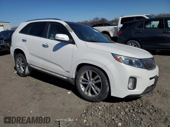 2015 Kia Sorento SX with VIN 5XYKWDA76FG609624, listed as a Copart auction lot 47774615 with 137,670 mi miles and Salvage Title. Bid and sale history available at carsss.com. Image 4.