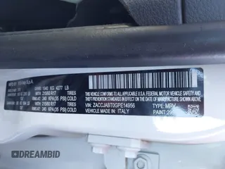 2016 Jeep Renegade Latitude z VIN ZACCJABT0GPE14956, wystawiony jako IAAI lot #41238249 z przebiegiem 145 764 mil mil oraz . Historia ofert i sprzedaży dostępna na DreamBid. Obrazek 9.