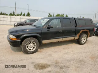 2003 Dodge Dakota Sport with VIN 1D7HL38N33S320813, listed as a Copart auction lot 63994944 with 269,006 mi miles and Salvage Title. Bid and sale history available at carsss.com. Image 1.