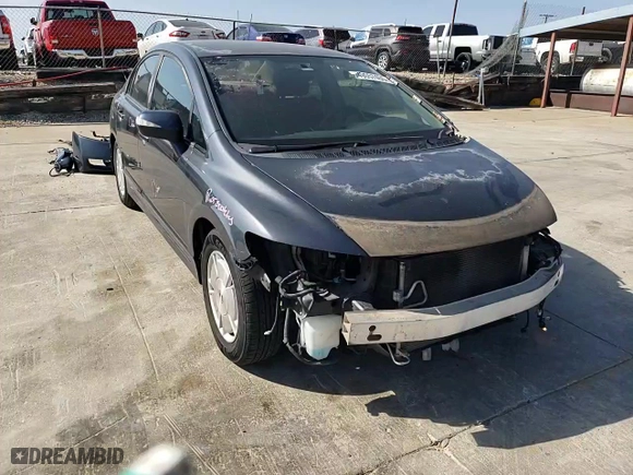 2010 Honda Civic Hybrid with VIN JHMFA3F29AS005672, listed as a Copart auction lot 49057405 with 154,987 mi miles and Salvage Title. Bid and sale history available at carsss.com. Image 10.