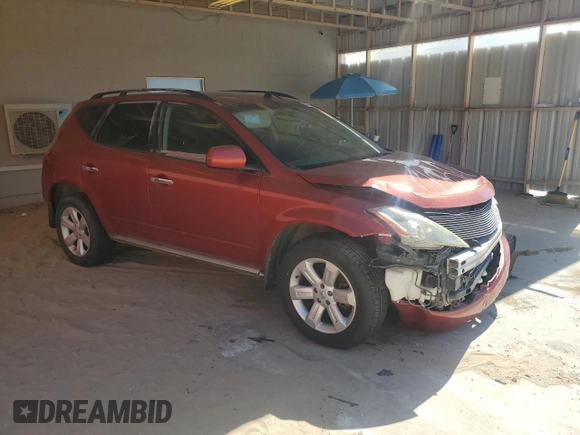 2006 Nissan Murano SL с VIN JN8AZ08T56W418217, выставлен на аукционе Copart как лот 57130025 с пробегом 189 685 миль миль и Списание • Salvage title. История ставок и продаж доступна на DreamBid. Изображение 4.
