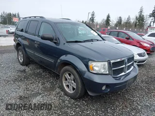 2008 Dodge Durango SLT with VIN 1D8HB48N58F155769, listed as a IAAI auction lot 41666599 with 167,781 mi miles. Bid and sale history available at carsss.com. Image 1.