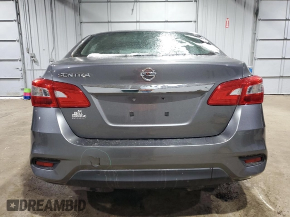 2017 Nissan Sentra S with VIN 3N1AB7AP8HY335353, listed as a Copart auction lot 57016845 with 45,485 mi miles and Non repairable. Bid and sale history available at DreamBid. Image 6.