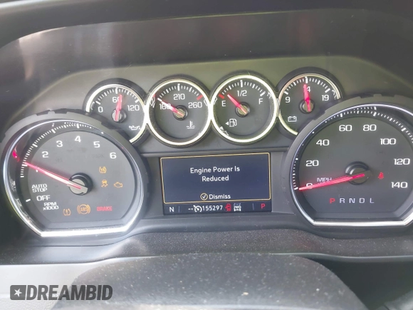 2019 Chevrolet Silverado 1500 LT Trail Boss with VIN 1GCPYFED0KZ335750, listed as a IAAI auction lot 41499679 with 155,297 mi miles. Bid and sale history available at carsss.com. Image 7.